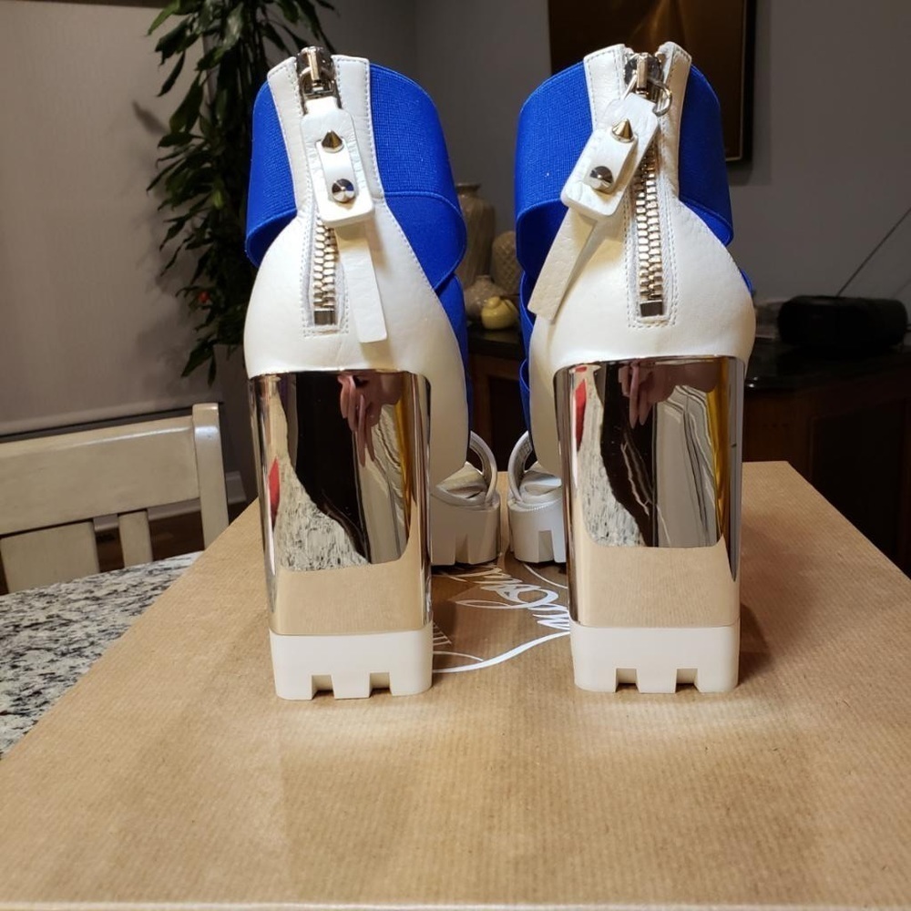 NEW Christian Louboutin Patrouiagoma 100 platform sandals size 36 - Picture 12 of 16